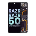 Main OLED Assembly For Motorola Razr / Razr 50 (XT2453 / 2024) (Genuine OEM) (Koala Grey)