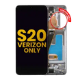 OLED Assembly With Frame For Samsung Galaxy S20 5G (Verizon 5G UW Frame Only) (Refurbished) (Cosmic Black)