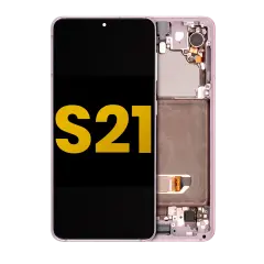 OLED Assembly With Frame For Samsung Galaxy S21 5G (Refurbished) (Phantom Violet)