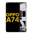 OLED Assembly With Frame For OPPO A74 4G (Refurbished) (All Colors)