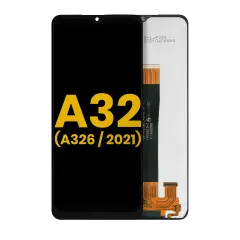 LCD Assembly Without Frame For Samsung Galaxy A32 5G (A326 / 2021) (All Models) (Refurbished) (Awesome Black)