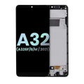 LCD Assembly With Frame For Samsung Galaxy A32 5G (A326F/B/M / 2021) (International Dual Sim Model) (Service Pack) (Awesome Black)