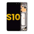 OLED Assembly With Frame For Samsung Galaxy S10 5G (Refurbished) (Crown Silver)