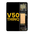 OLED Assembly With Frame For LG V50 ThinQ 5G (US Version) (Refurbished) (Aurora Black)