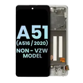 OLED Assembly With Frame For Samsung Galaxy A51 5G (A516 / 2020) (Non-Verizon 5G UW Frame) (Service Pack) (Prism Cube White)