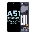 OLED Assembly With Frame For Samsung Galaxy A51 5G (A516 / 2020) (Non-Verizon 5G UW Frame) (Service Pack) (Prism Cube Black)