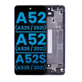 LCD Assembly With Frame (Without Finger Print Sensor) For Samsung Galaxy A52 4G (A525 / 2021) / A52 5G (A526 / 2021) / A52S (A528 / 2021) (Aftermarket : Incell) (Awesome Violet)
