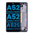 LCD Assembly With Frame (Without Finger Print Sensor) For Samsung Galaxy A52 4G (A525 / 2021) / A52 5G (A526 / 2021) / A52S (A528 / 2021) (Aftermarket : Incell) (Awesome Blue)