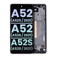 OLED Assembly With Frame For Samsung Galaxy A52 4G (A525 / 2021) / A52 5G (A526 / 2021) / A52S 5G (A528 / 2021) (Service Pack) (Awesome White)