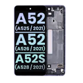 OLED Assembly With Frame For Samsung Galaxy A52 4G (A525 / 2021) / A52 5G (A526 / 2021) / A52S 5G (A528 / 2021) (Service Pack) (Awesome Violet)
