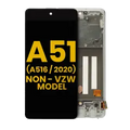 OLED Assembly With Frame For Samsung Galaxy A51 5G (A516 / 2020) (Non-Verizon 5G UW Frame) (Refurbished) (Prism Cube White)