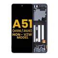 OLED Assembly With Frame For Samsung Galaxy A51 5G (A516 / 2020) (Non-Verizon 5G UW Frame) (Refurbished) (Prism Cube Black)