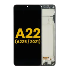 OLED Assembly With Frame For Samsung Galaxy A22 4G (A225 / 2021) (Refurbished) (All Colors)