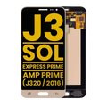 OLED Assembly Without Frame For Samsung Galaxy J3 (J320 / 2016) / Sol 4G / Express Prime / Amp Prime (Refurbished) (Gold)