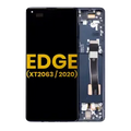 OLED Assembly With Frame For Motorola Edge 5G (XT2063 / 2020) (Refurbished) (Solar Black)