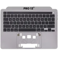 Top Case with Keyboard (ANSI US) For MacBook Pro 13" A2251 (2020) (Space Gray)