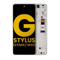 LCD Assembly With Frame For Motorola Moto G Stylus 5G (XT2215 / 2022) (Refurbished) (Seafoam Green)