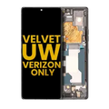OLED Assembly With Frame For LG Velvet 5G (Verizon 5G UW Frame Only) (Refurbished) (Gray)