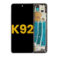LCD Assembly With Frame For LG K92 5G (Refurbished) (Titan Gray)