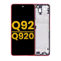 LCD Assembly With Frame For LG Q92 5G / Q920 (Refurbished) (Red)