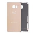 Back Cover Glass For Samsung Galaxy S6 Edge (Verizon 4G) (Service Pack) (Gold)