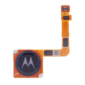 Home Button With Fingerprint Sensor Flex Cable For Motorola Moto G7 (XT1962 / 2019) (Genuine OEM) (Ceramic Black)