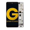 LCD Assembly With Frame For Motorola Moto G 5G (XT2113-3 / 2020) (Refurbished) (Frosted Silver)