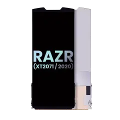 Inner OLED Assembly Without Frame For Motorola Razr 5G (XT2071 / 2020) (Genuine OEM)) (All Colors)