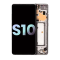 OLED Assembly With Frame For Samsung Galaxy S10 5G (Service Pack) (Crown Silver)