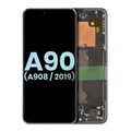 OLED Assembly With Frame For Samsung Galaxy A90 5G (A908 / 2019) (Service Pack) (Black)