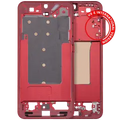 Mid-Frame Housing For Samsung Galaxy S25 Plus 5G (US & International Version) (Coral Red)