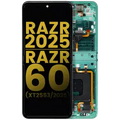 OLED Assembly With Frame For Motorola Razr 2025 / Razr 60 (XT2553 / 2025) (Refurbished) (Spring Bud)