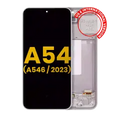 OLED Assembly With Frame For Samsung Galaxy A54 5G (A546 / 2023) (US & International Version) (Refurbished) (White)