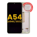 OLED Assembly With Frame For Samsung Galaxy A54 5G (A546 / 2023) (US & International Version) (Refurbished) (Lime)
