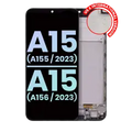 OLED Assembly With Frame For Samsung Galaxy A15 4G (A155 / 2023) / A15 5G (A156 / 2023) (US & International) (Service Pack) (All Colors)