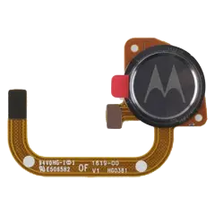 Fingerprint Reader With Flex Cable For Motorola Moto G Play (XT2093 / 2021) (Genuine OEM) (Flash Gray)