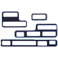 Mainboard Inline Insulator Sticker For iPhone 8 Plus (4 Piece Set) (10 Pack)