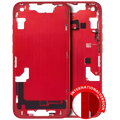 Mid-Frame Housing W/ Small Parts For iPhone 14 (EU / Global Version) (Aftermarket Plus) (Red)