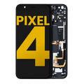 OLED Assembly With Frame For Google Pixel 4 (Refurbished) (Just Black Power Button)