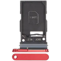 Single Sim Card Tray For Samsung Galaxy S25 / S25 Plus (Premium) (Coral Red)