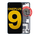OLED Assembly With Frame For OnePlus 9 (North America) (Refurbished) (Arctic Sky)