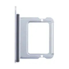 Single Sim Card Tray For iPhone 16 / 16 Plus (Genuine OEM) (White)