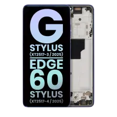 OLED Assembly With Frame Compatible For Motorola Moto G Stylus 5G (XT2517 / 2025) (Genuine OEM) (Surf the Web)