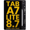 LCD Assembly With Frame For Samsung Galaxy Tab A7 Lite 8.7" (T225 / T227) (2021) (Cellular Version) (Refurbished) (Black)