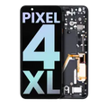 OLED Assembly With Frame For Google Pixel 4 XL (Genuine OEM) (Oh So Orange Power Button)