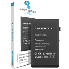 Replacement Battery For iPhone 16 Plus (AmpSentrix Basic)