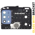 Back Camera Lens With Bracket For Motorola Moto G20 (XT2128 / 2021) (Breeze Blue)