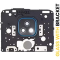 Back Camera Lens With Bracket For Motorola Moto E7 Plus (XT2081 / 2020) (Navy Blue)