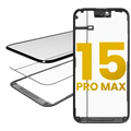 3 in 1 (Glass With OCA Pre-Installed + Frame) For iPhone 15 Pro Max (OCA Master)