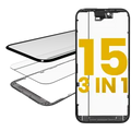 3 in 1 (Glass With OCA Pre-Installed + Frame) For iPhone 15 (OCA Master)